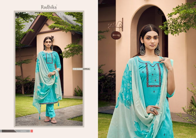 Radhika Azara Lamhay Jam Cotton Dress Material Catalog
